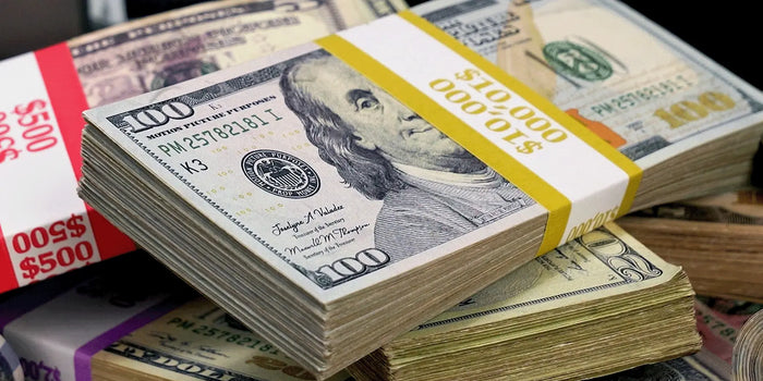 Realistic prop money used in movies, TV shows, Netflix productions, HBO series, music videos, and Hollywood film productions