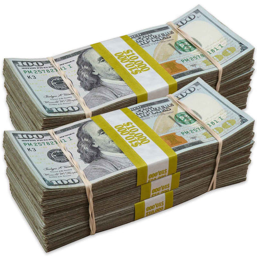 $60,000 ✔️RealAged™ Full Print New Series Bundle Pack - Prop Money Inc.