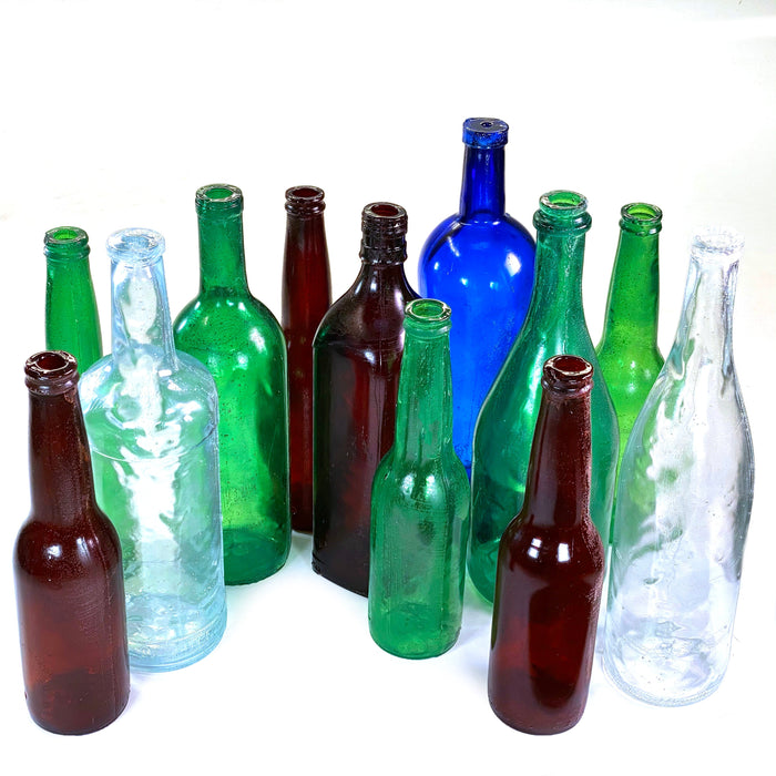 SMASHProps 12 Piece Sample Pack of Breakaway Bottle Props - Size / Color Variety - Prop Money Inc.