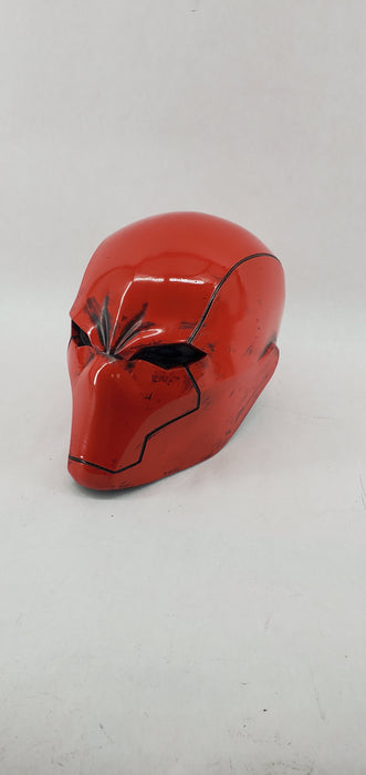 Red Vigilante Helmet - Wearable Costume Cowl Mask Helm - Prop Money Inc.