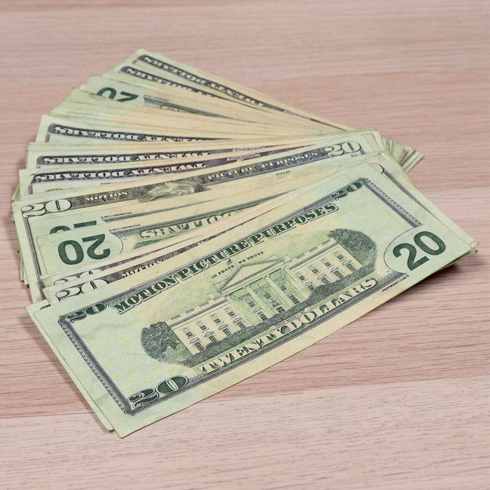 $20 ✔️RealAged™ Full Print New Series Bills - Prop Money Inc.