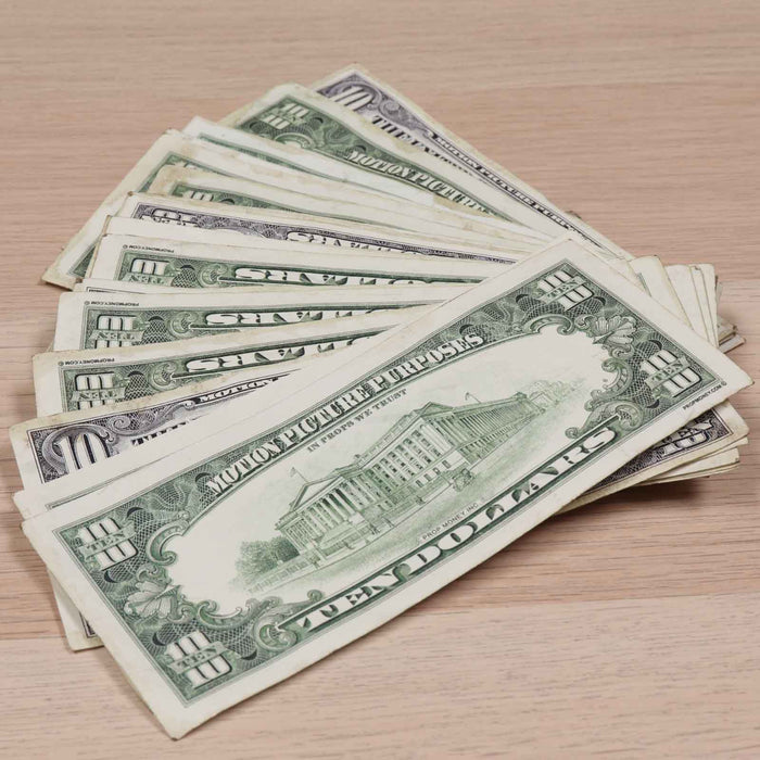 $10 ✔️RealAged™ 1990 Series Bills - Prop Money Inc.