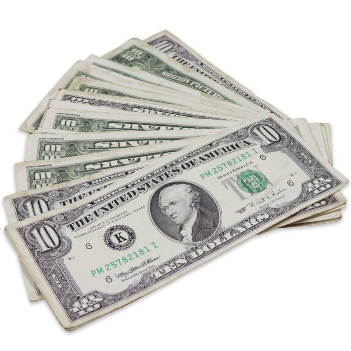 $10 ✔️RealAged™ 1990 Series Bills - Prop Money Inc.