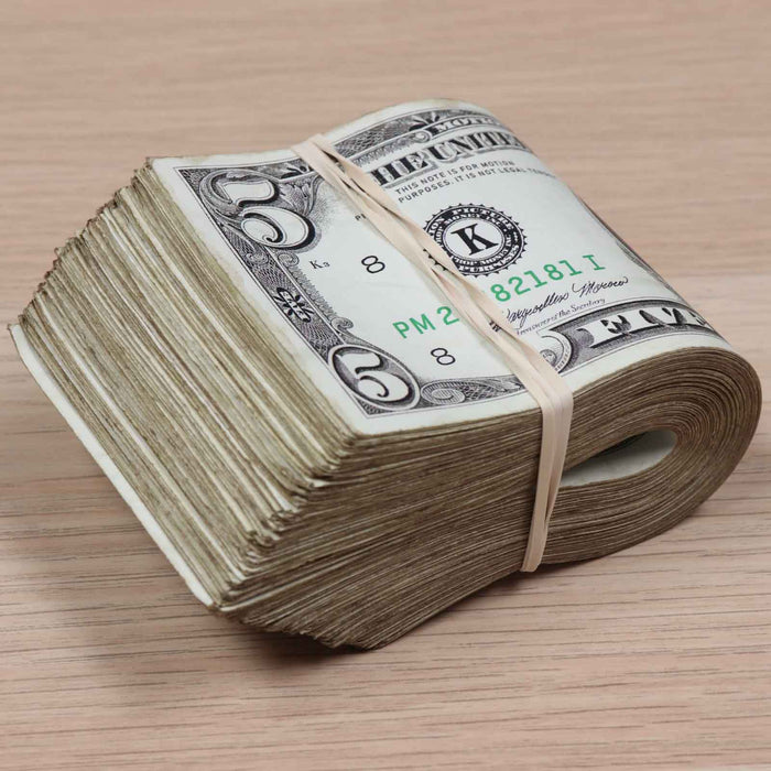 $500 ✔️RealAged™ Full Print 1990 Series Band - Prop Money Inc.