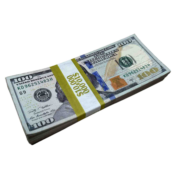 $100 Close-Up ✔️RealAged™ New Series Bills – Realistic Hero Prop Money - Prop Money Inc.