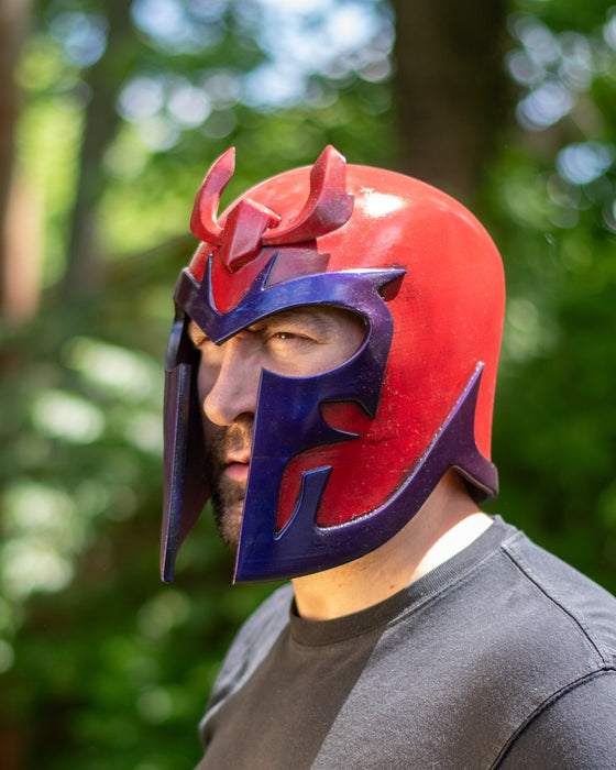 Magneto Helmet - Mutant Leader's Barbute Helm Costume Replica - Prop Money Inc.