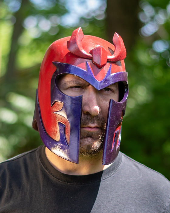 Magneto Helmet - Mutant Leader's Barbute Helm Costume Replica - Prop Money Inc.