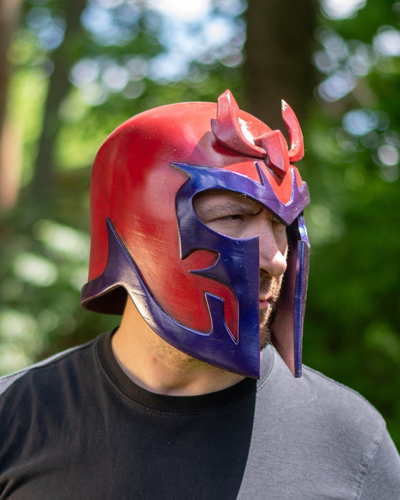 Magneto Helmet - Mutant Leader's Barbute Helm Costume Replica - Prop Money Inc.