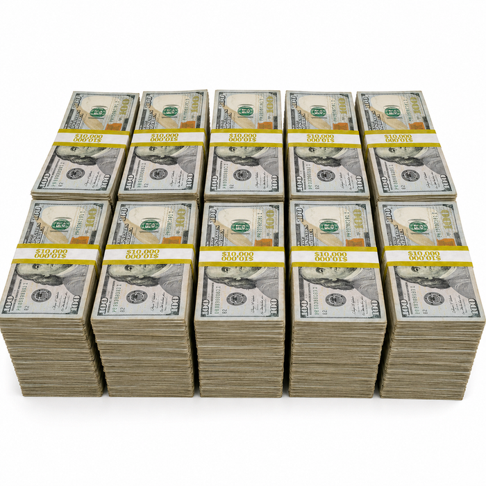 $1,000,000 RealAged® BLANK FILLER New Series Stacks