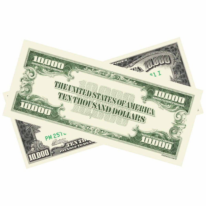 $10,000 Vintage Series Prop Money Bills - Prop Money Inc.