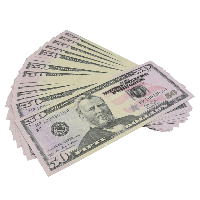 All Denomination Full Print New Series Mixed Bills Stack - PropMoney.com