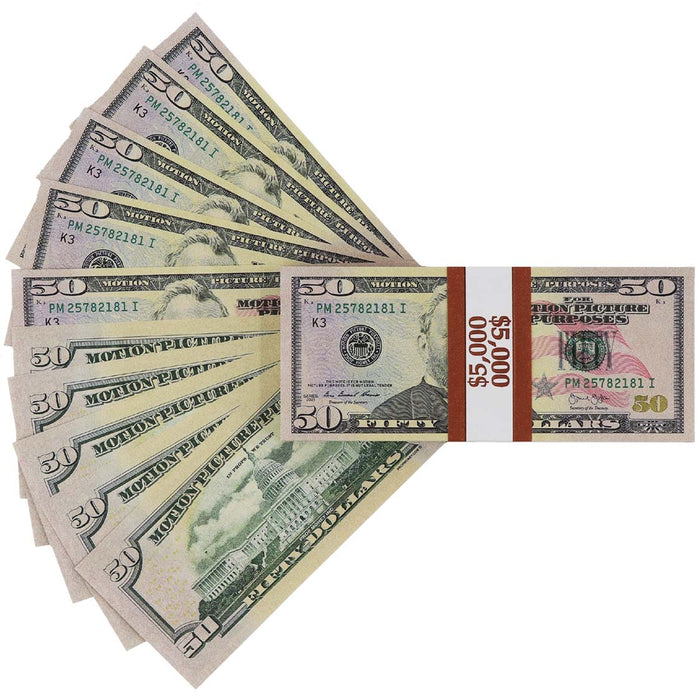 $17,000 Full Print New Series Prop Money Stacks Mix - Prop Money Inc.